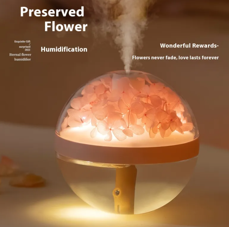USB Rechargeable Humidifier – Cozy Ambient Aroma Mist for Bedrooms & Desks – compact USB rechargeable humidifier with soft ambient light | Z