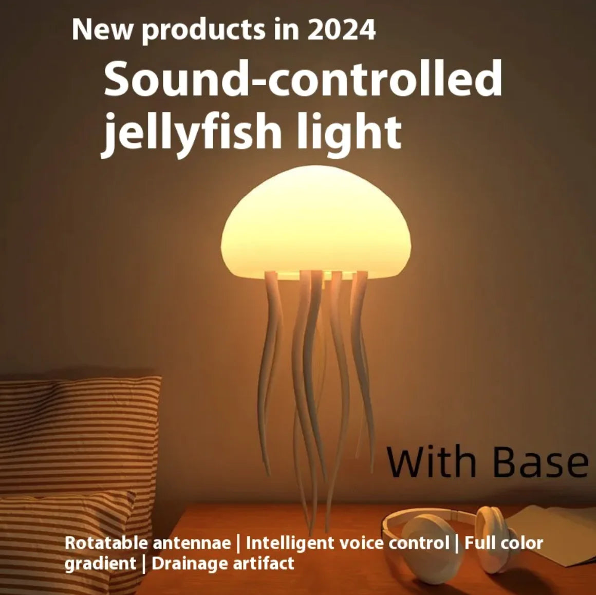 Jellyfish Mood Lamp – LED Ambient Night Light for Cozy Spaces