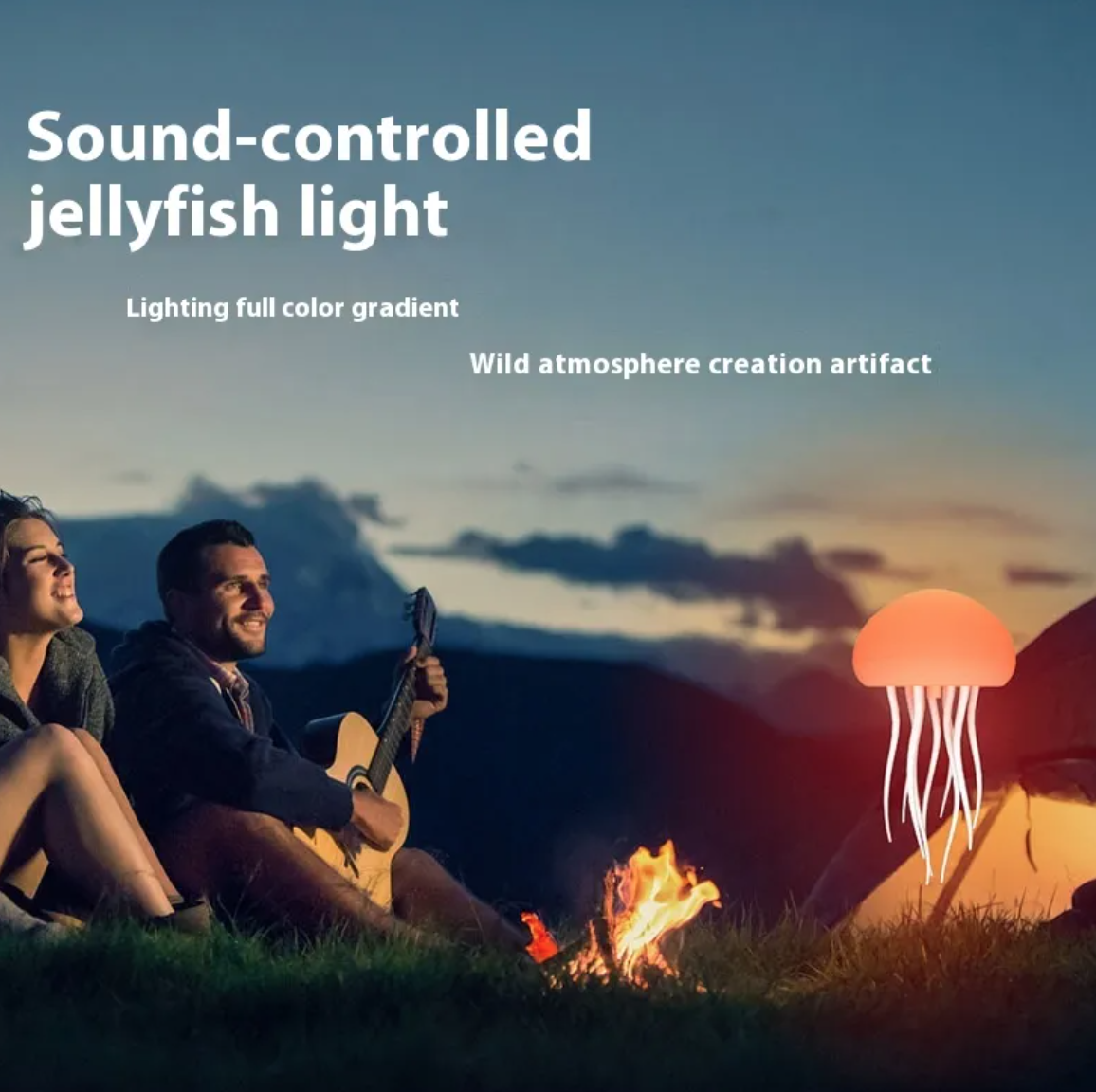 Jellyfish Mood Lamp – LED Ambient Night Light for Cozy Spaces