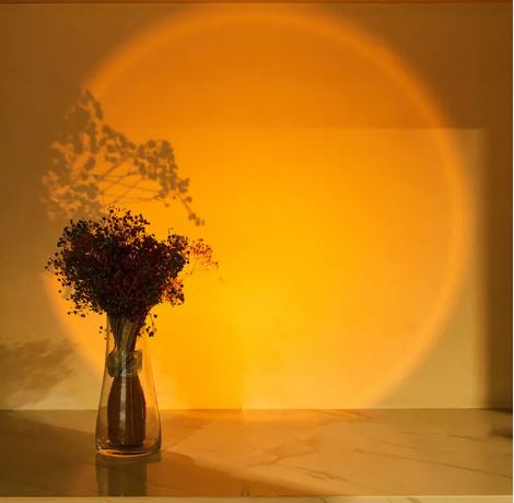 Lights Touch Sunset Lamp – warm sunset projection lamp, cozy ambient lighting | Zenova Shop