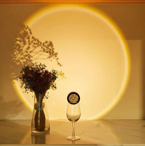Lights Touch Sunset Lamp – warm sunset projection lamp, cozy ambient lighting | Zenova Shop