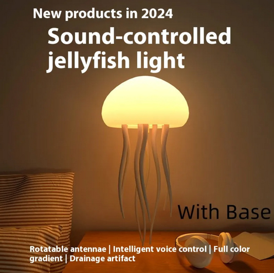 Jellyfish Mood Lamp with soft ambient LED glow for cozy rooms