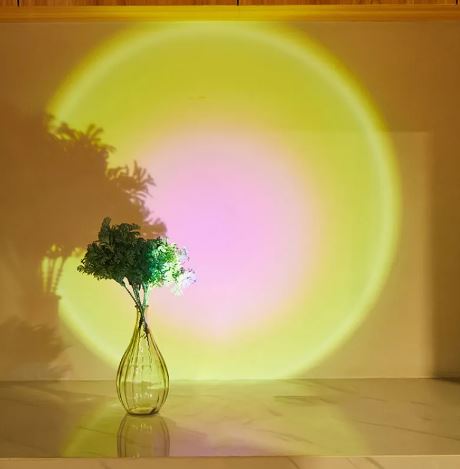 Lights Touch Sunset Lamp – warm sunset projection lamp, cozy ambient lighting | Zenova Shop